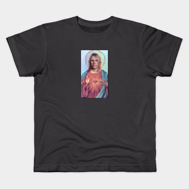 Buesy Christ, our lord and savior Kids T-Shirt by obstinator